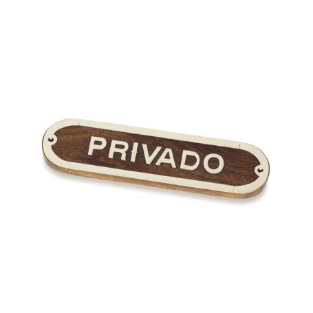 PLACA PRIVADO 20X5X1 CM