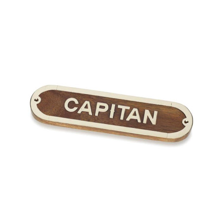 PLACA CAPITAN 20X5X1 CM