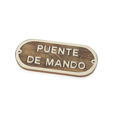 PLACA PUENTE DE MANDO 20X9X1 CM