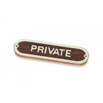 PLACA PRIVATE 20X5X1 CM