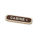 PLACA CABINE 1 20X5X1 CM