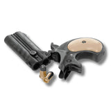 REPROD.DERRINGER MOD.95 PLATEADAL.CACHAS IMITACION MARFIL.