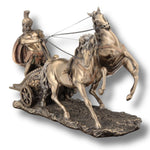 ESTATUA CARRO ROMANO BEN HUR 26X9X16 CMS