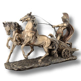 ESTATUA CARRO ROMANO BEN HUR 26X9X16 CMS