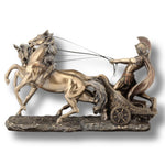 ESTATUA CARRO ROMANO BEN HUR 26X9X16 CMS