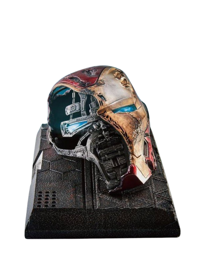 iron man helmet damaged for sale CASCO MARK50 DAÑADO EN BATALLA SERIE LTDA 3,000 UND Sena R2X Road Cycling nature wild life svg Buy now the replica Color:Tenga - 032