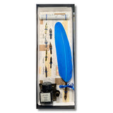 JUEGO ESCRITURA CON PLUMA, PORTAPLUMA CON BASE, TINTRA Y 7 PUNTAS