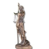 FIGURA LA JUSTICIA  (Altura 75 cm Ancho 29 cm)