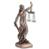 FIGURA LA JUSTICIA  (Altura 75 cm Ancho 29 cm)