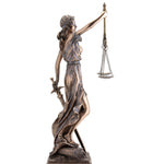 FIGURA LA JUSTICIA  (Altura 75 cm Ancho 29 cm)