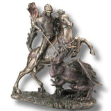 FIGURA ST GEORGE THE DRAGON SLAYER (Altura 27 cm Ancho 29 cm)