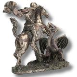 FIGURA ST GEORGE THE DRAGON SLAYER (Altura 27 cm Ancho 29 cm)