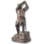 ESTATUA CRUZADO CON ESPADA HT 31 CMS