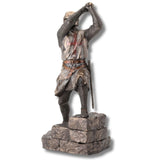 ESTATUA CRUZADO CON ESPADA HT 31 CMS