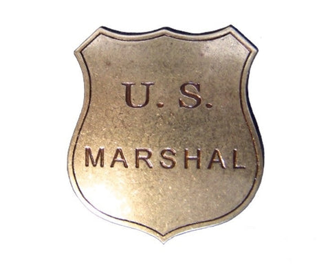 Placa Sheriff U.S Marshal